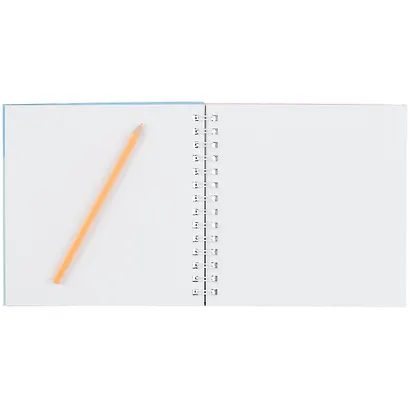 Скетчбук 195*195 80л "Веселые котики" белый офсет, 100г/м2, тв.обложка, гребень - фото 2