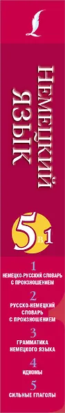 Немецкий язык. 5 в 1: немецко-русский и русско-немецкий словари с произношением, грамматика немецкого языка, идиомы, сильные глаголы - фото 5
