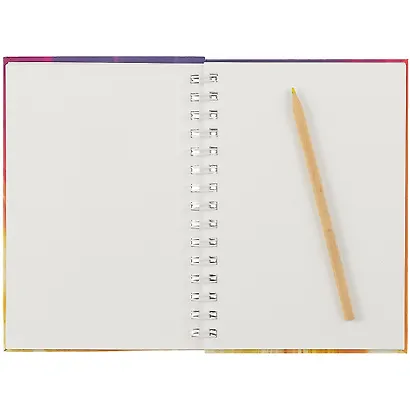 Скетчбук А5 60л "SKETCHBOOK. Shine" белый офсет, 120г/м2, софт.тач., евроспираль - фото 2