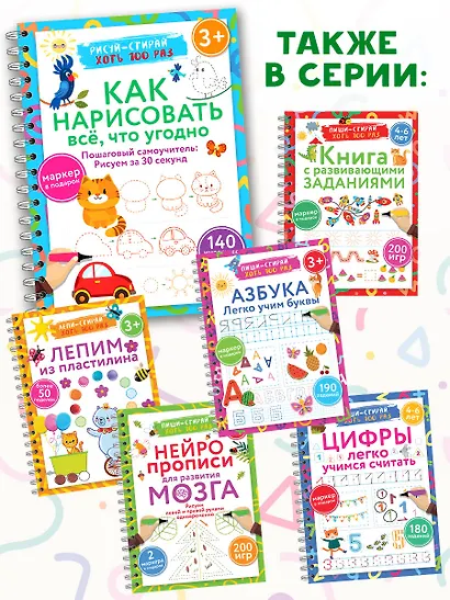Как нарисовать всё, что угодно. Пошаговый самоучитель: рисуем за 30 секунд. Рисуй–стирай - фото 5