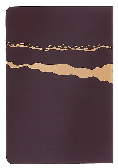 Ежедневник недат. А5 120л "Софт-тач глосс" бордовый, кожзам, мягк.переплет, тиснение 3D-фольгой, справ.мат-лы, ляссе, подар.карт.коробка с ПВХ-крышкой - фото 2