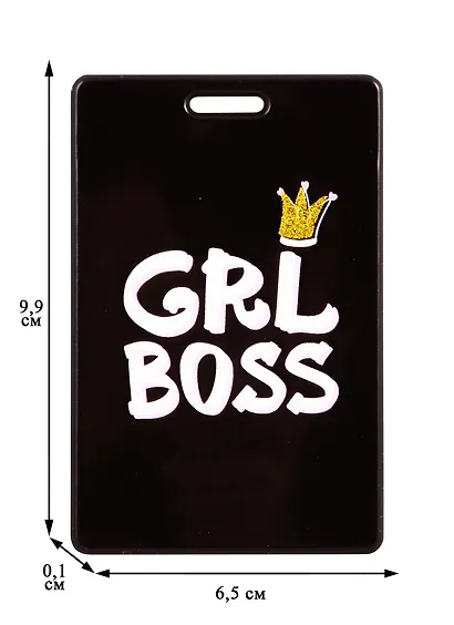 Чехол для карточек Grl boss (глиттер) (ДГ2021-262) - фото 3