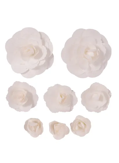 Цветы бумажные микс размеров, 8шт (C26004839W) - фото 5