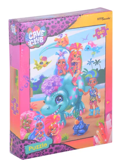 Пазл 260 Cave Club (6+) (95120) (34,5х24 см) (коробка) (Mattel) - фото 1
