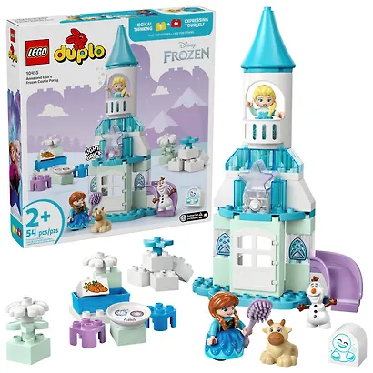 LEGO DUPLO: Вечеринка Анны и Эльзы в Ледяном замке, 54 детали (10455) - фото 1