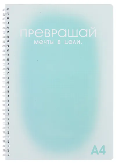 Тетрадь в клетку "Мечты и цели", А4 100 листов - фото 1