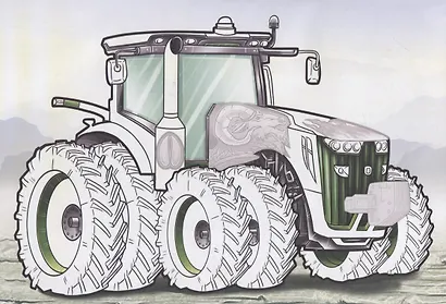 Тракторы (с наклейками) - фото 3