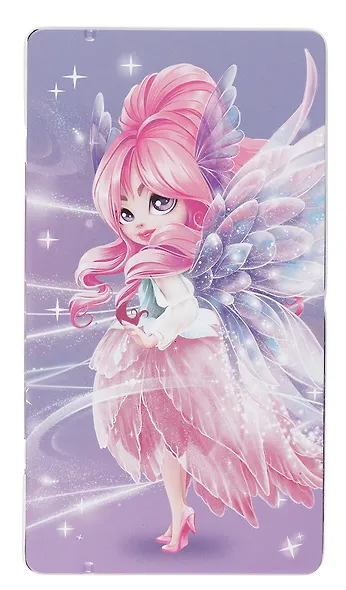 Пенал "ФЕЯ" 20*13,3*3,5см, металл, полноц. печать, инд. уп. - фото 2