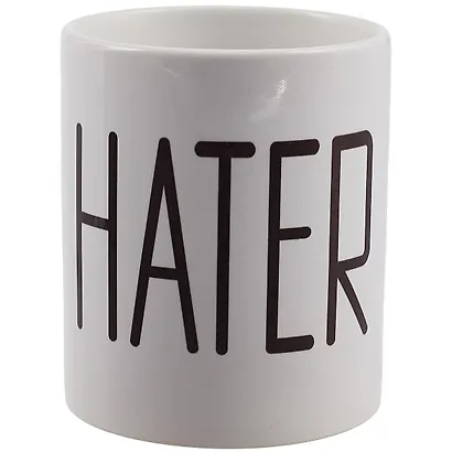 Кружка Hater (керамика) (330мл) (коробка) - фото 1