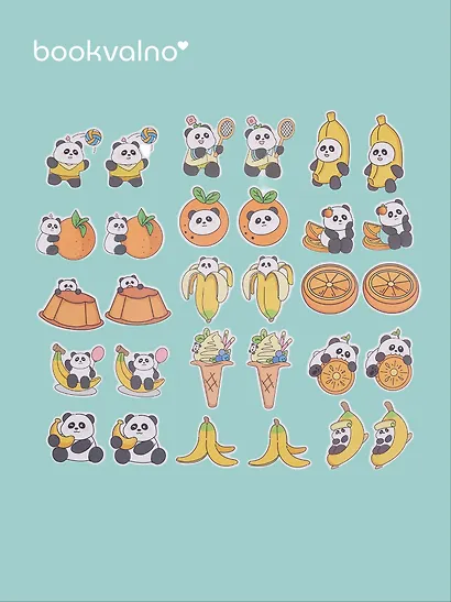 Набор стикеров Панда 2 - фото 2