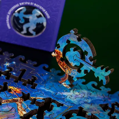 Пазл деревянный Знак зодиака. Стрелец DaVICI 100 элементов - фото 3