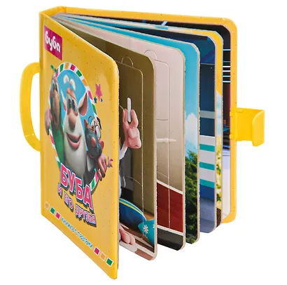 Буба и его друзья. Книжка с пазлами - фото 4