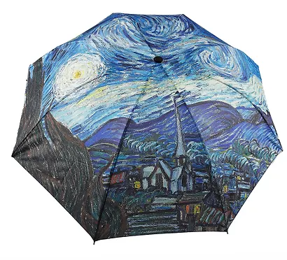 Зонт Винсент Ван Гог Звездная ночь (диаметр 110см) (305г) (12-10573-202405-U4) - фото 6