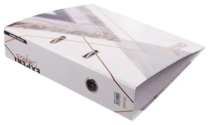 Папка архивная 75мм А4 "Wood&Stone.Trend" лам.картон, мрамор, - фото 2