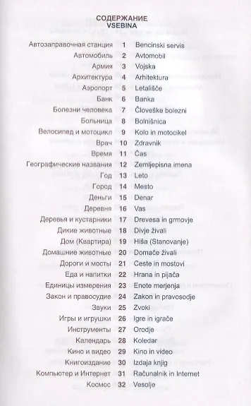 Словенский язык.Тематический словарь.Компактное издание - фото 2