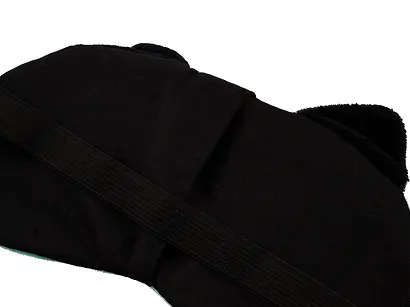 Маска для сна Кот с объемными глазами (плюш) мятная - фото 6