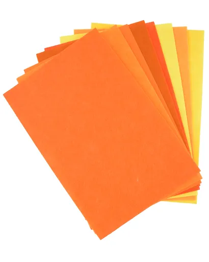 Набор цветного фетра "Осень" 8 листов, 8 цветов, А4 - фото 2