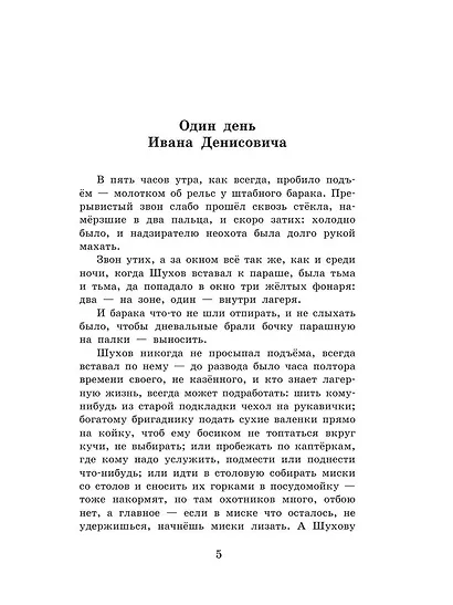 Матрёнин двор. Один день Ивана Денисовича - фото 7