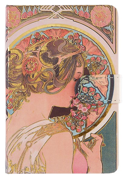 Записная книжка А6 112л "А. Муха" с магнитной застёжкой, ассорти - фото 3