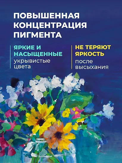 Краски гуашевые 12цв 22мл к/к, Малевичъ - фото 5