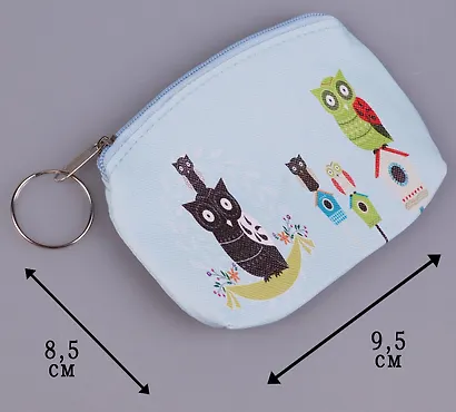 Косметичка-кошелек Совы (11х10) (ПВХ) 12-00828-S-1 - фото 1