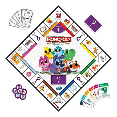 Игра настольная Hasbro Games Монополия Джуниор 2в1 - фото 4