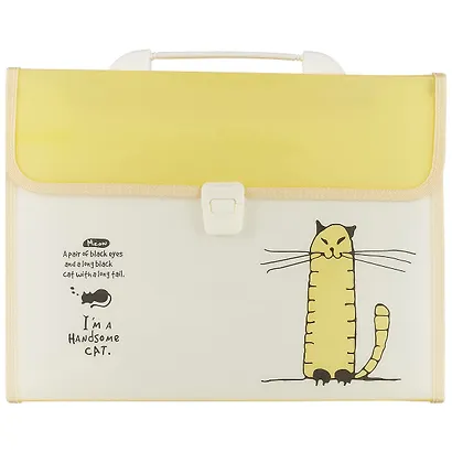 Портфель «Handsome cat», А4, 12 отделений - фото 5
