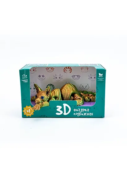 Фигурка 3D Египетская Кошка Баста (пластик) (32х18) (112) - фото 3