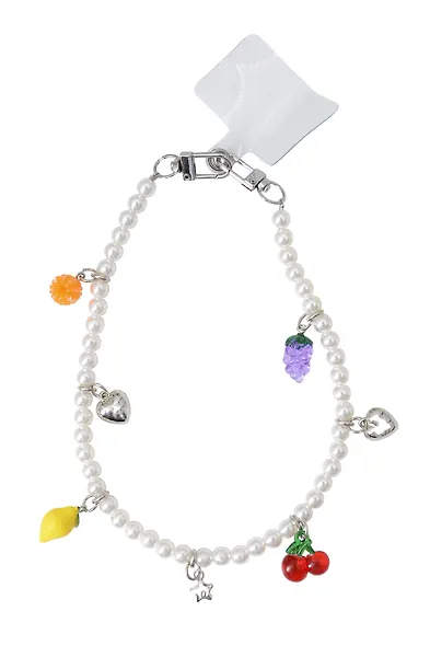 Шнурок-подвеска для телефона с бусинами Фрукты (12-18031-202509-PHST4) - фото 2