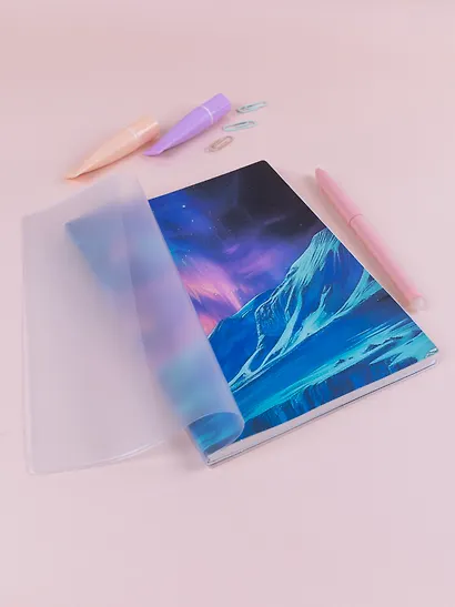 Тетрадь 80 листов в клетку "Северное сияние" - фото 5