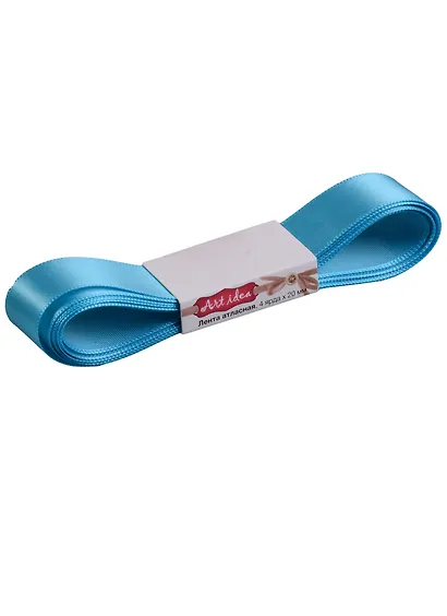 КТ Лента атласная 2см*4 ярда,  340-Turquoise - фото 1
