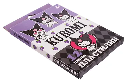 Пластилин 12 цветов 240г "Kuromi" - фото 2