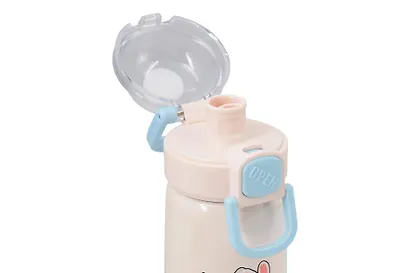 Термобутылка «Корги и кролик» (пластик/металл) (440мл) - фото 5