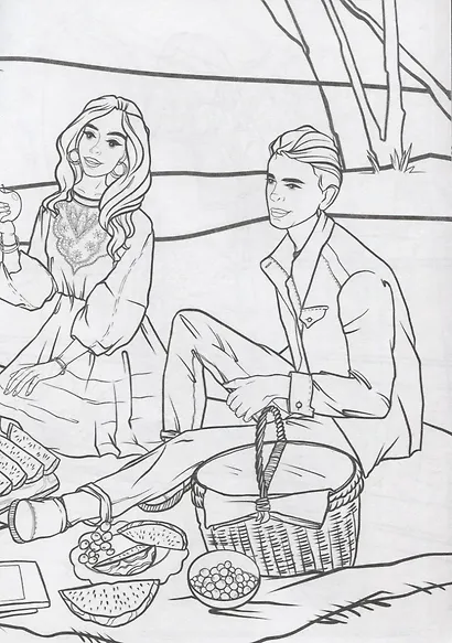 РАСКРАСКА ДЛЯ ДЕВЧОНОК. СОВРЕМЕННЫЕ ДЕВЧОНКИ - фото 4