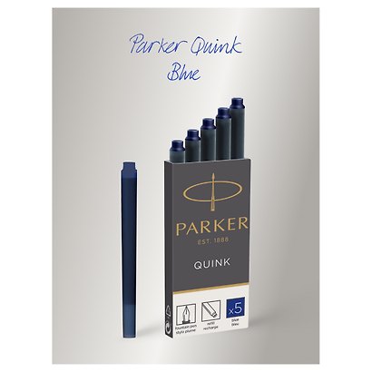 Картридж для перьевой ручки, синий, Parker, 1 штука - фото 4