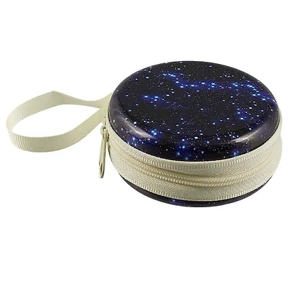 Монетница на молнии Космос (7см) (металл) (ПВХ бокс) - фото 2