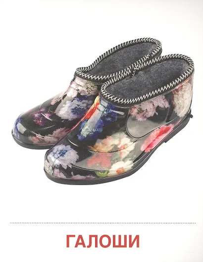 Дем. картинки СУПЕР Обувь. 16 демонстр. картинок с текстом (173х220 мм) - фото 2