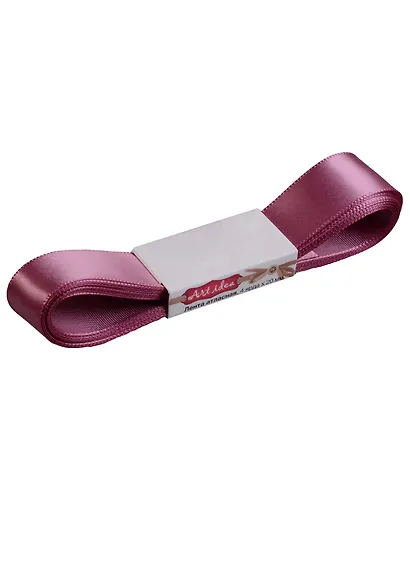 КТ Лента атласная 2см*4 ярда, 165- rosy mauve - фото 1