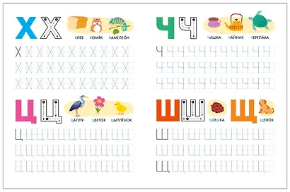 Активити-тренажёр. Подготовка к школе. Пишем печатные буквы и цифры - фото 7