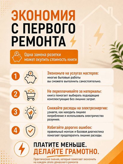 Электрика. От лампочки до щитка. Реальный ремонт своими руками - фото 5