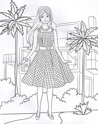 Книжка-раскраска для детей. Куклы - фото 3