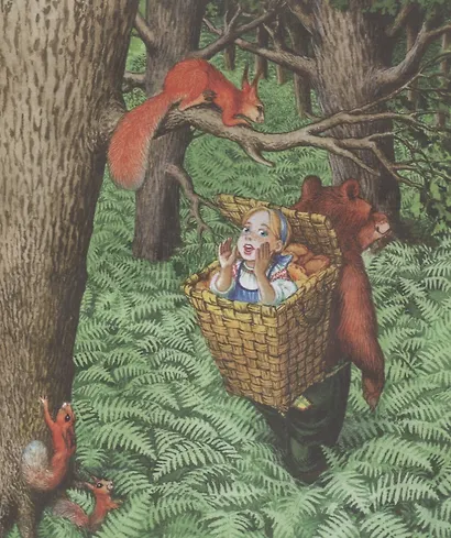 Девочка и медведь. Русская народная сказка - фото 2