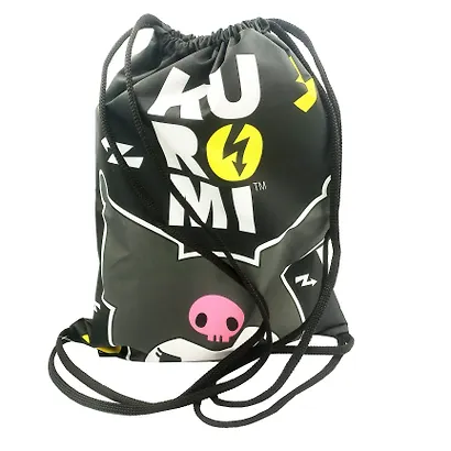 Мешок для сменной обуви "Kuromi", черный, 36 х 47 см - фото 2