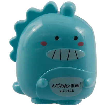 Точилка 2отв."Динозаврик" ассорти, пластик - фото 3