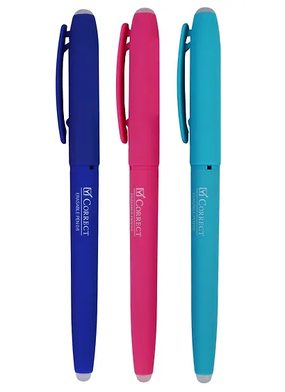 Ручка гелевая Berlingo, Correct, пиши-стирай синяя 0,6 мм, в ассортименте - фото 1