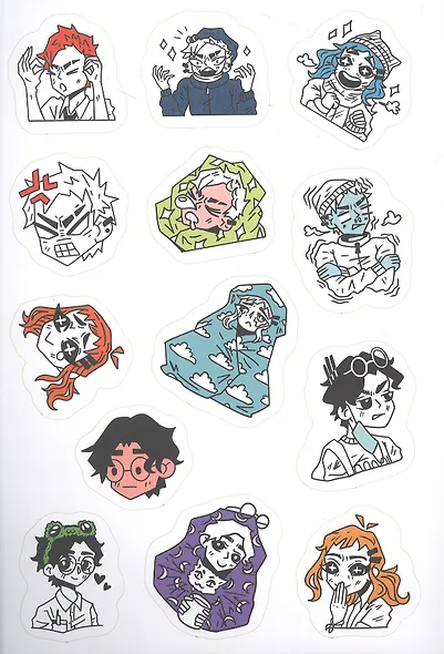 Наклейки. 50 стикеров аниме - фото 3
