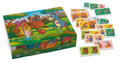 Игровой набор, Дрофа, Кубики, домино - фото 4