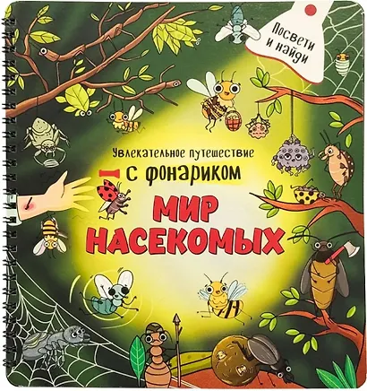 Мир насекомых. Книжка с фонариком - фото 1