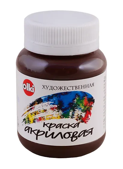 Акрил художественный 100 мл, ван-дик коричневый - фото 1