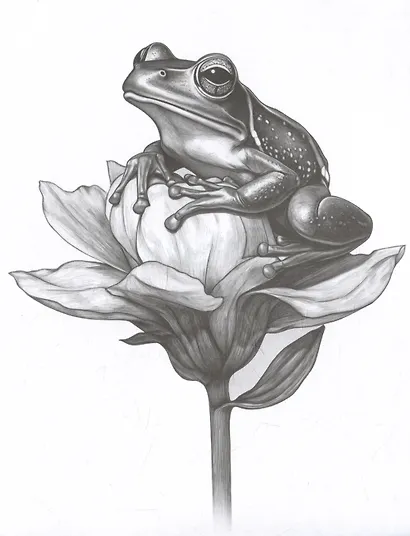 Мои скетчи для начинающих. Живтные. 15 готовых эскизов животных для штриховки - фото 5